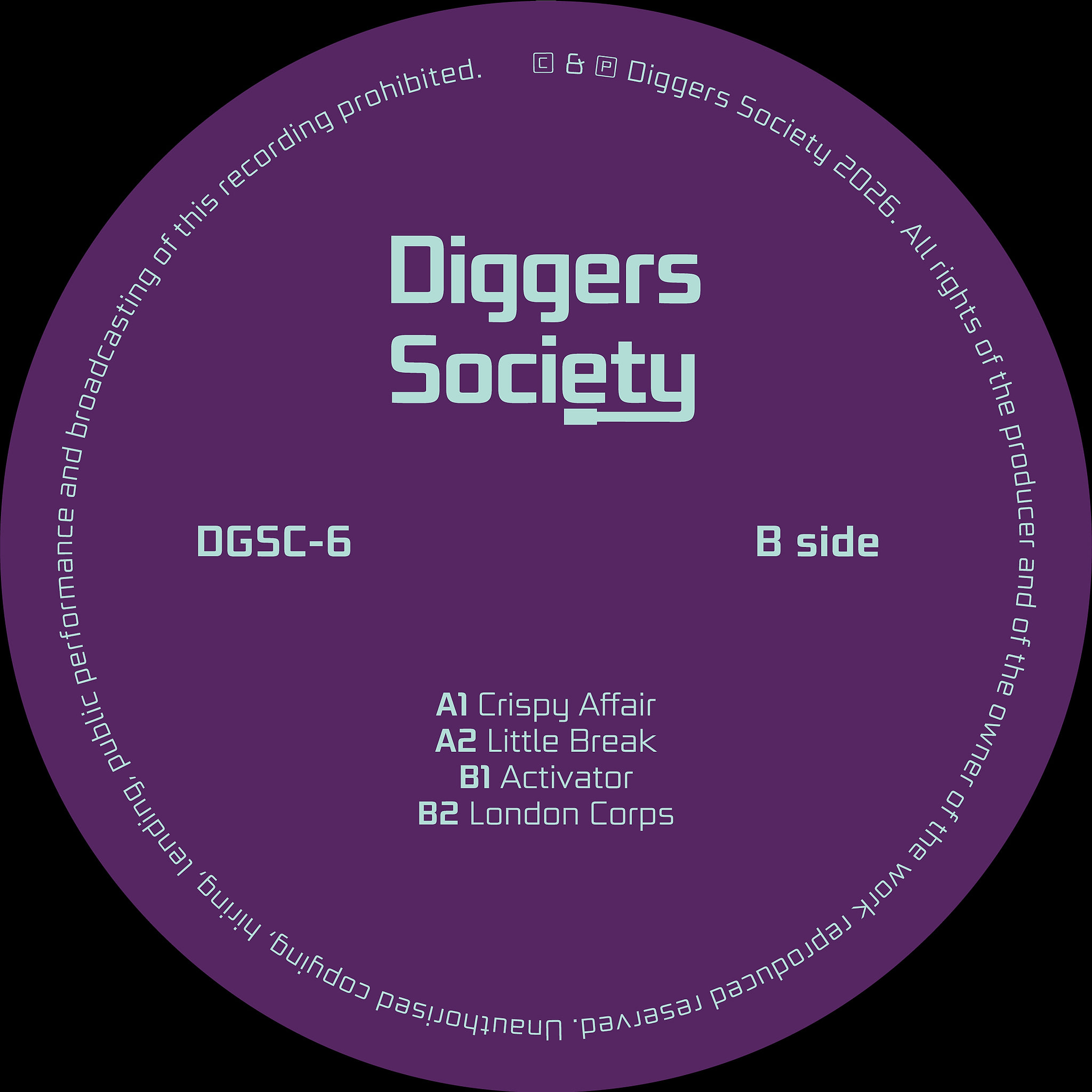 2volt - Crispy Affair | Diggers Society Records (DGSC-6) - main