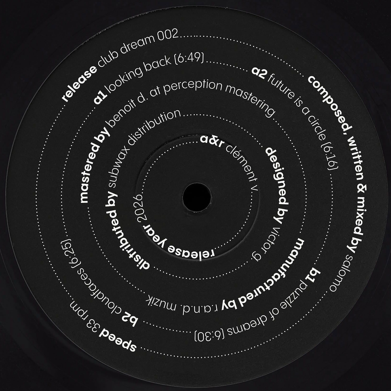 Salomo - Club Dream 002 | Club Dream (CLUBDREAM002) - 2