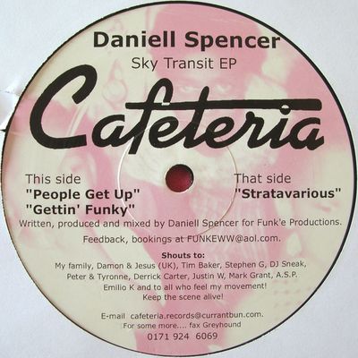 Daniell Spencer - Sky Transit EP | Cafeteria (CAF-001) - main