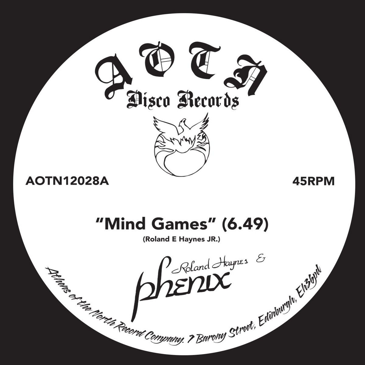 Roland Haynes Jr. And Phenix - Mind Games | Athens Of The North (AOTN12028) - main
