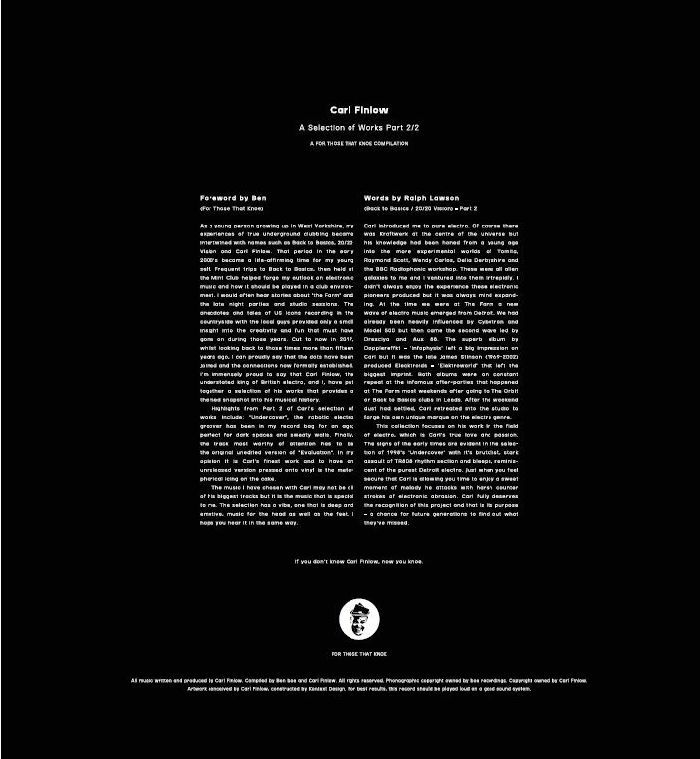 Carl Finlow - A Selection Of Works Part 2/2 | For Those That Knoe (knoe 7/2) - 2