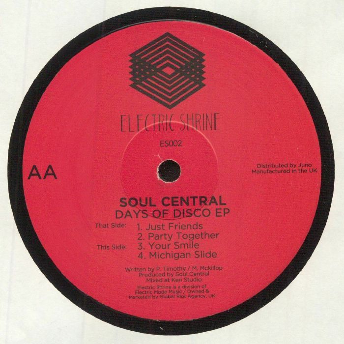 Soul Central - Days Of Disco EP | Electric Shrine (ES002) - 2 Soul Central - Days Of Disco EP | Electric Shrine (ES002) - 2