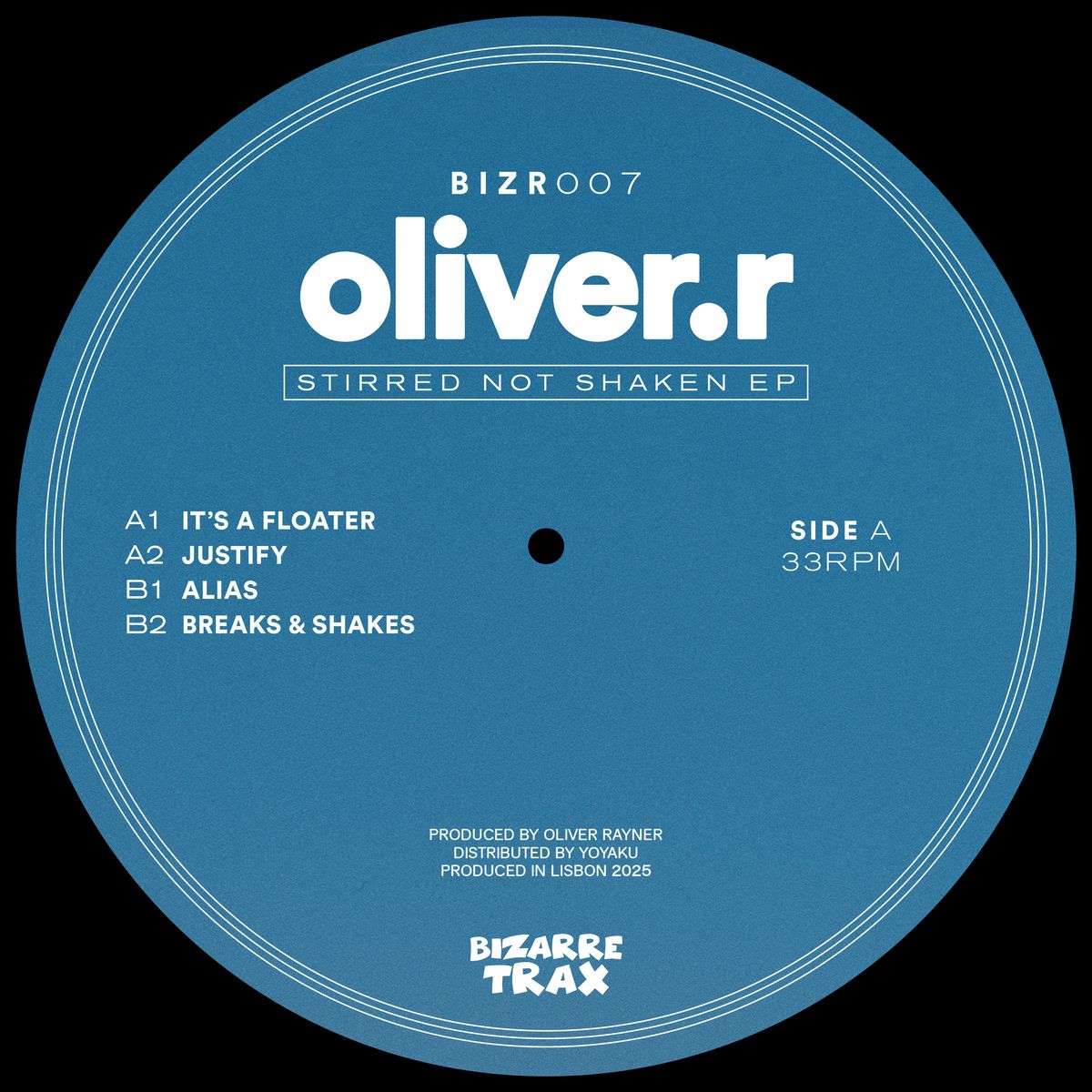 Oliver.r - Stirred Not Shaken EP | Bizarre Trax (BIZR007) - main