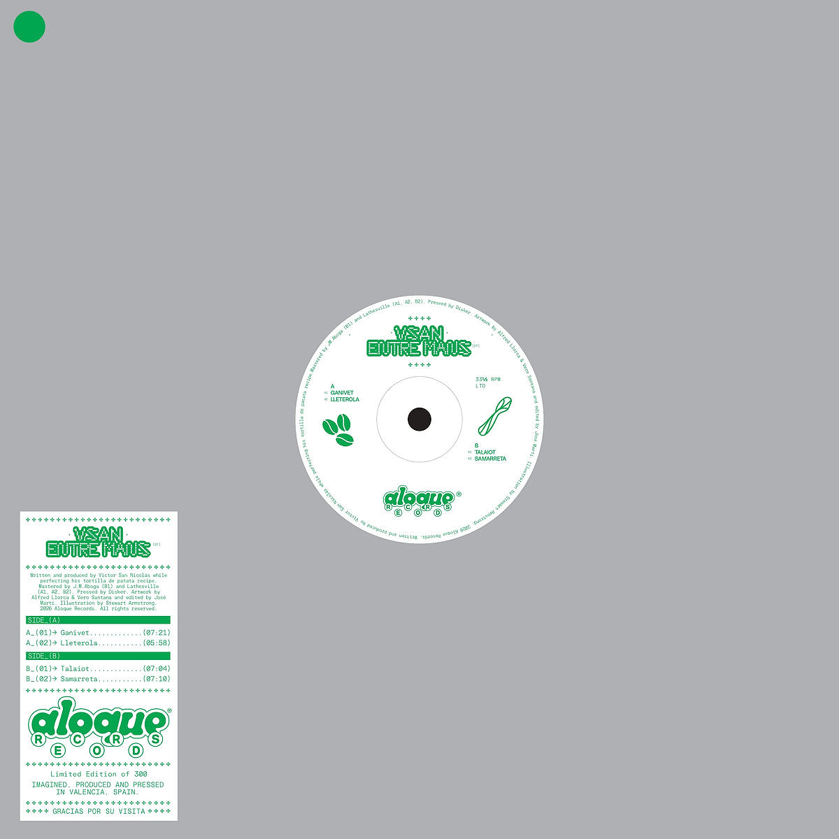 Vsan - Entre Mans EP | Aloque Records (ALQ004)