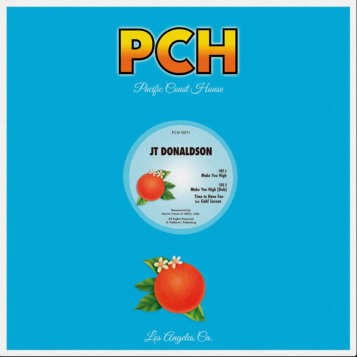 J.T. Donaldson - Make You High | Pacific Coast House Recordings (PCH007r)