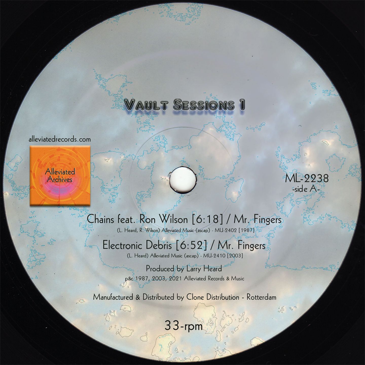 Mr. Fingers - Vault Sessions 1 (2026 Repress) | Alleviated Records (ML2238) - main