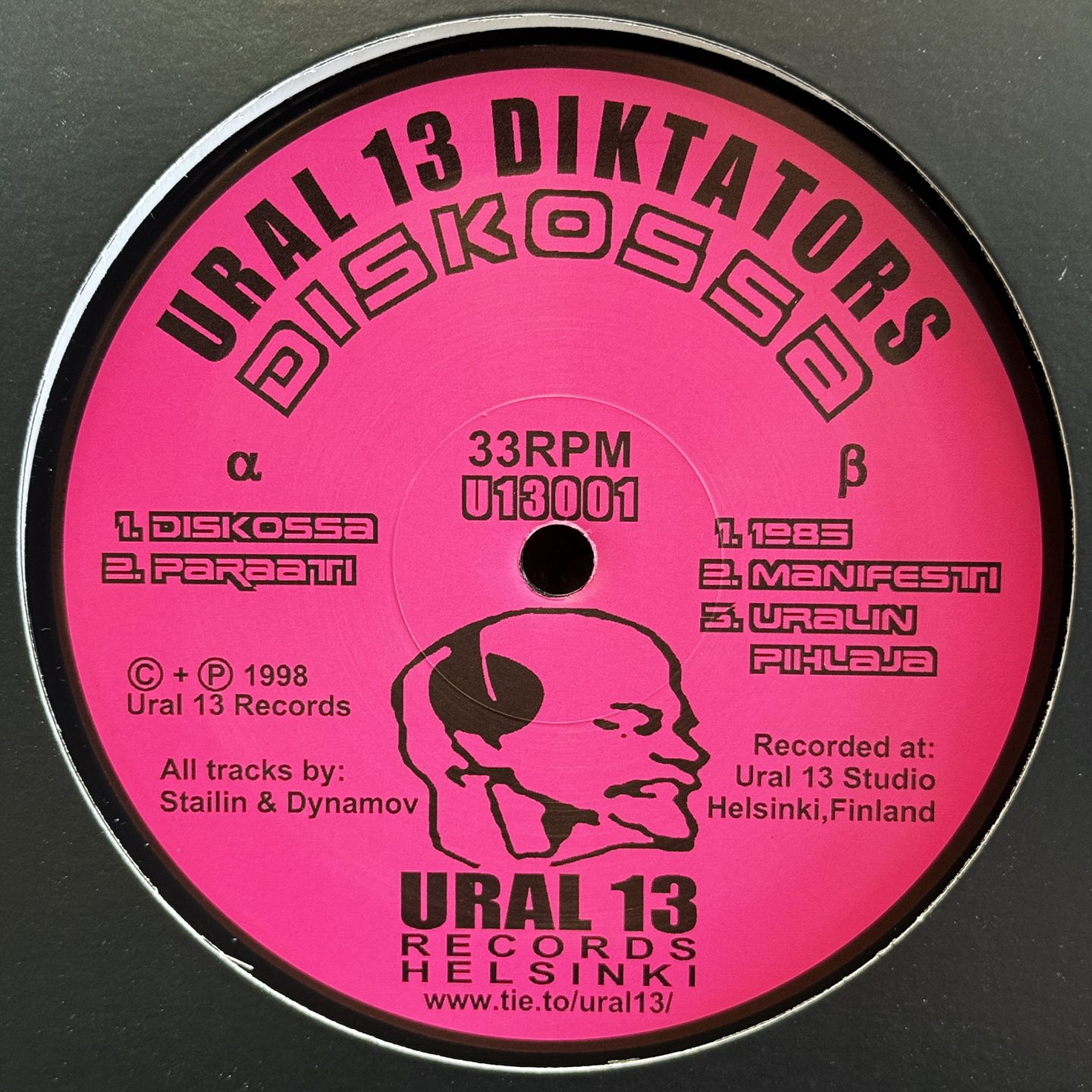 Ural 13 Diktators - Diskossa (2025 Repress) | Ural 13 Records (U13001)
