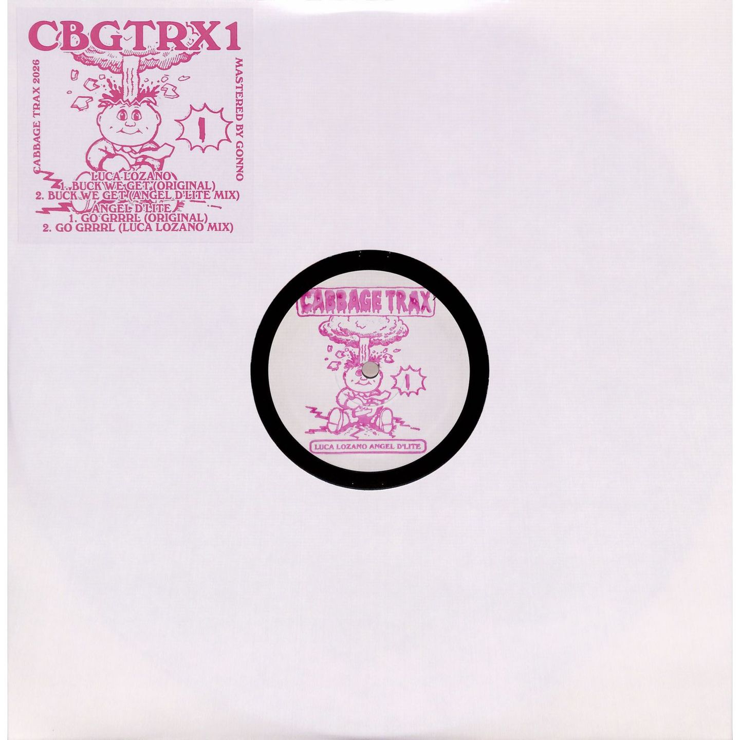 Luca Lozano  &  Angel D'Lite - CABBAGE TRAX 1 | Klasse Wrecks (CBGTRX1) - main