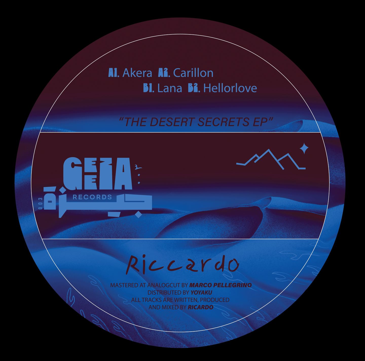 Riccardo - The Desert Secrets EP | GEEZA Records (GEEZA003) - 2