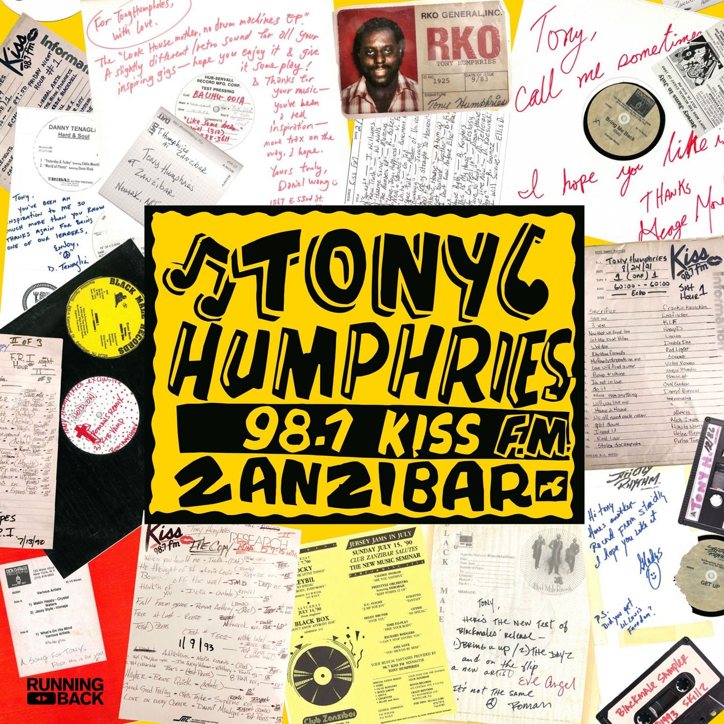 Tony Humphries - Running Back Mastermix: Kiss FM Zanzibar Years Vinyl Part 1 (3LP) | Running Back (RBTHKISS-LP1)