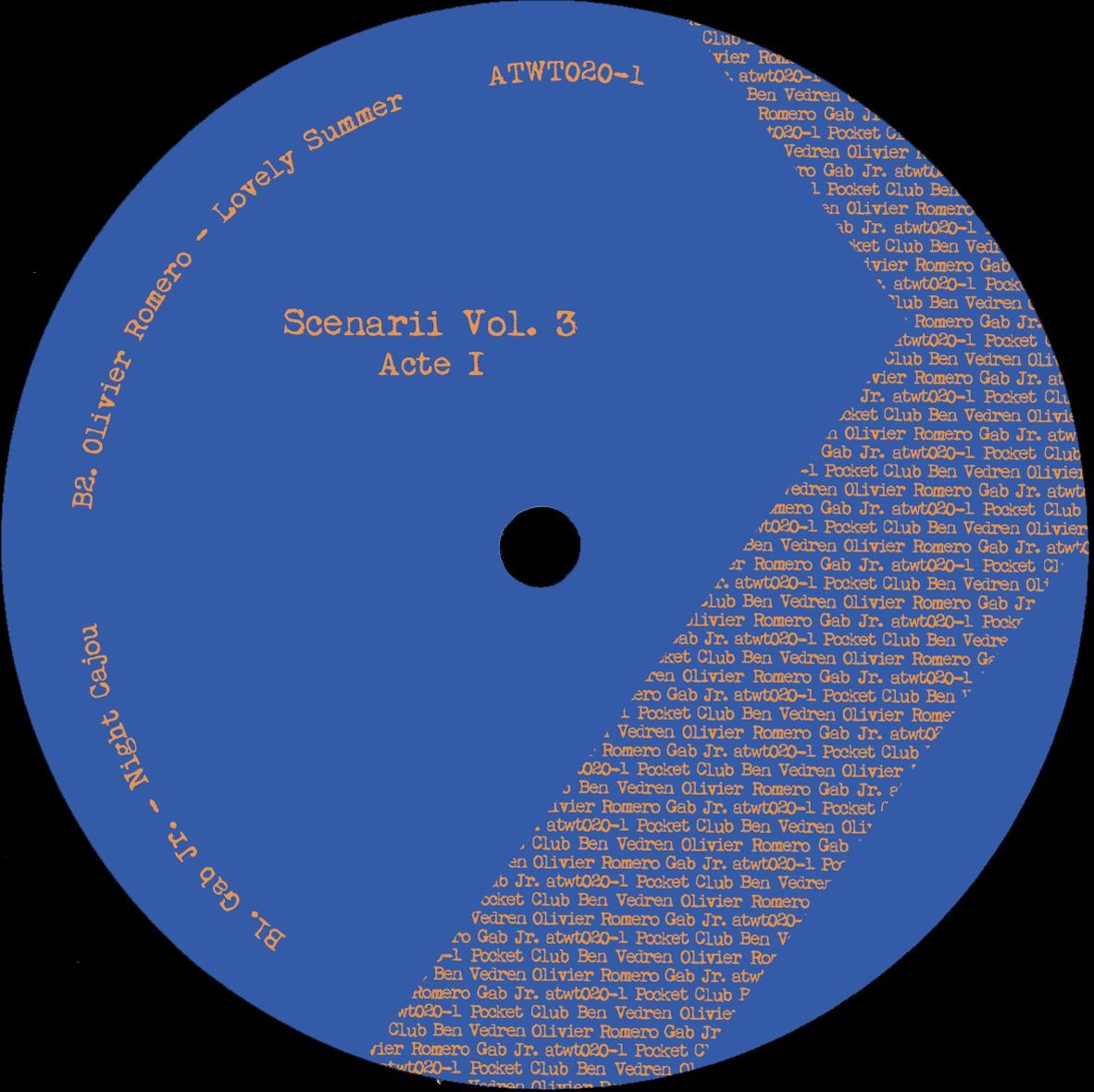 Pocket Club  &  Ben Vedren  &  Gab Jr.  &  Olivier Romero - Scenarii Vol.3 – Acte I | Automatic Writing (ATWT020-1) - 2