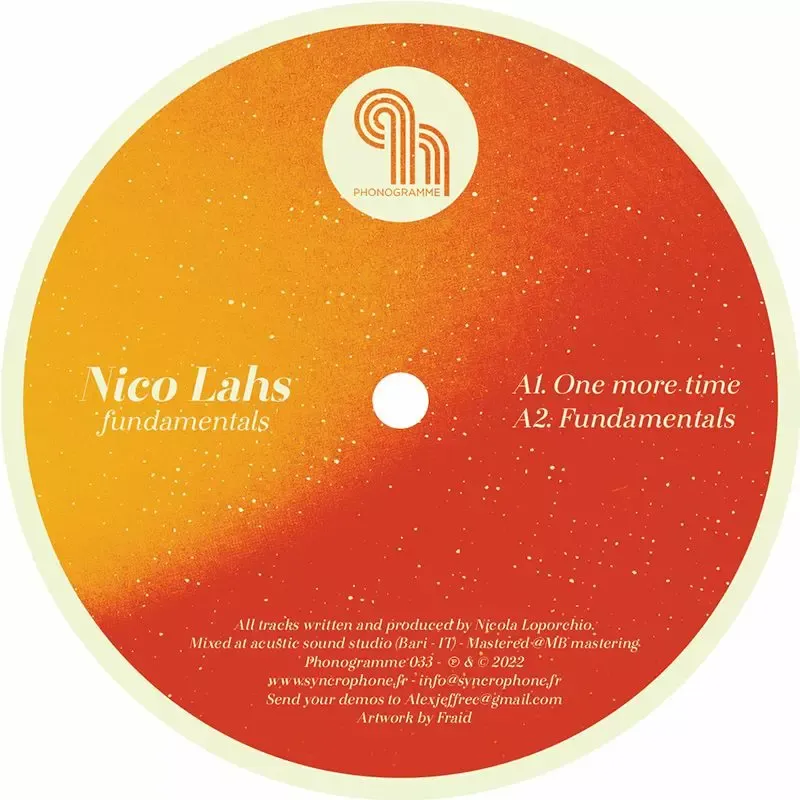 Nico Lahs - Fundamentals EP (Red Color Limited Vinyl) | Phonogramme (PHONOGRAMME33) - 3