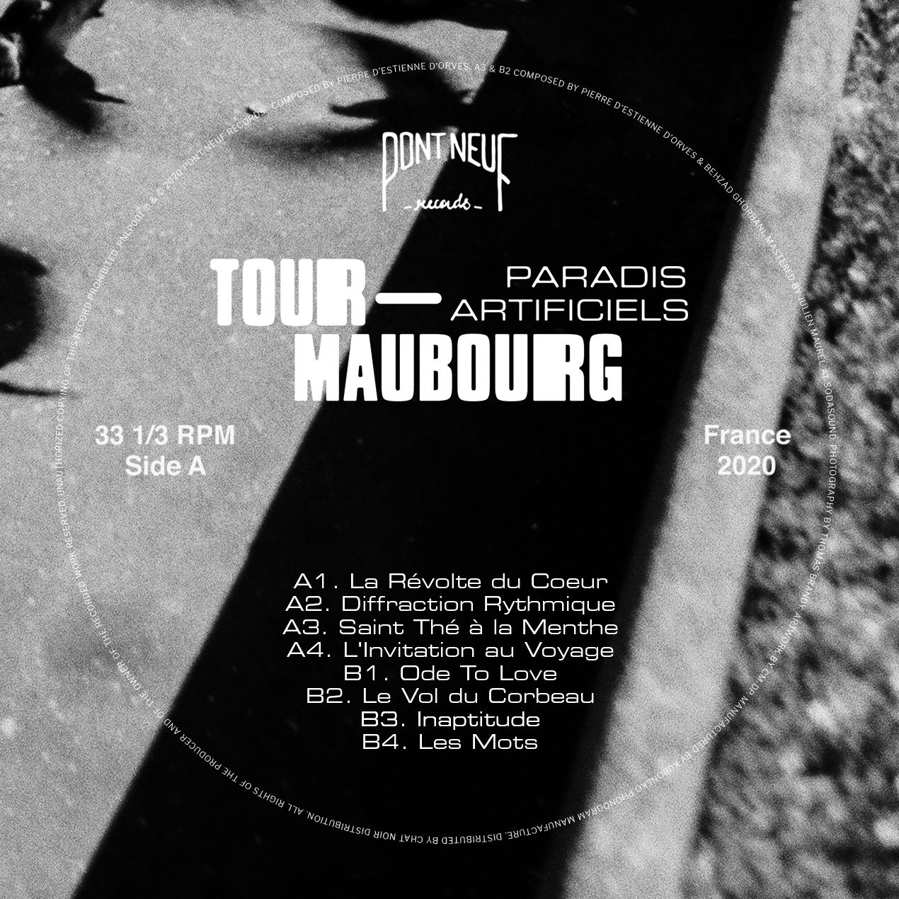 Tour-Maubourg - Paradis Artificiels (LP, 2026 Re Edition) | Pont Neuf Records (PNLP001) - 2
