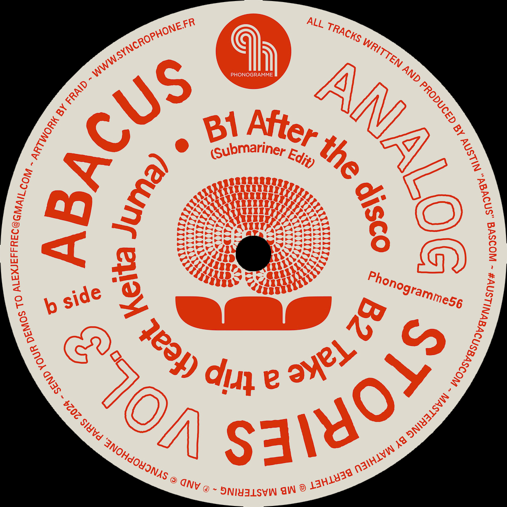 Abacus - Analog Stories Vol.3 (Orange Vinyl) | Phonogramme (PHONOGRAMME56) - 3 Abacus - Analog Stories Vol.3 (Orange Vinyl) | Phonogramme (PHONOGRAMME56) - 3