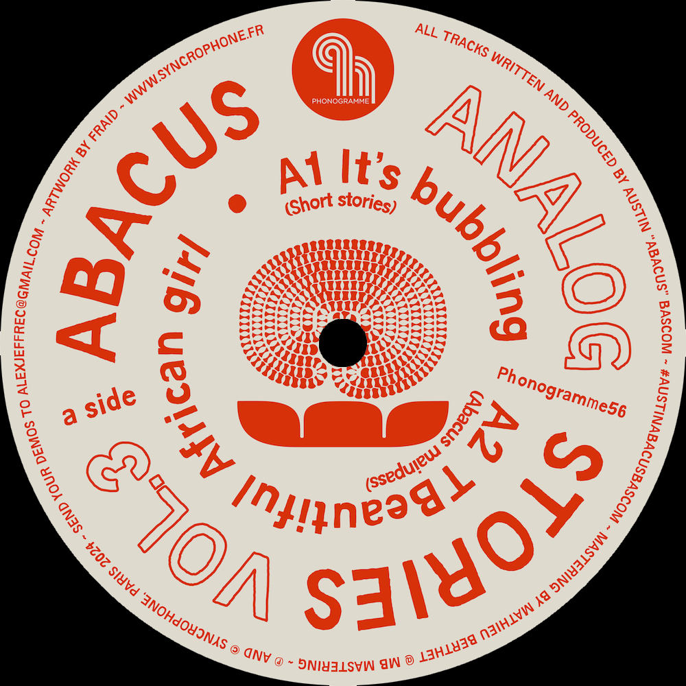 Abacus - Analog Stories Vol.3 (Orange Vinyl) | Phonogramme (PHONOGRAMME56) - 2 Abacus - Analog Stories Vol.3 (Orange Vinyl) | Phonogramme (PHONOGRAMME56) - 2