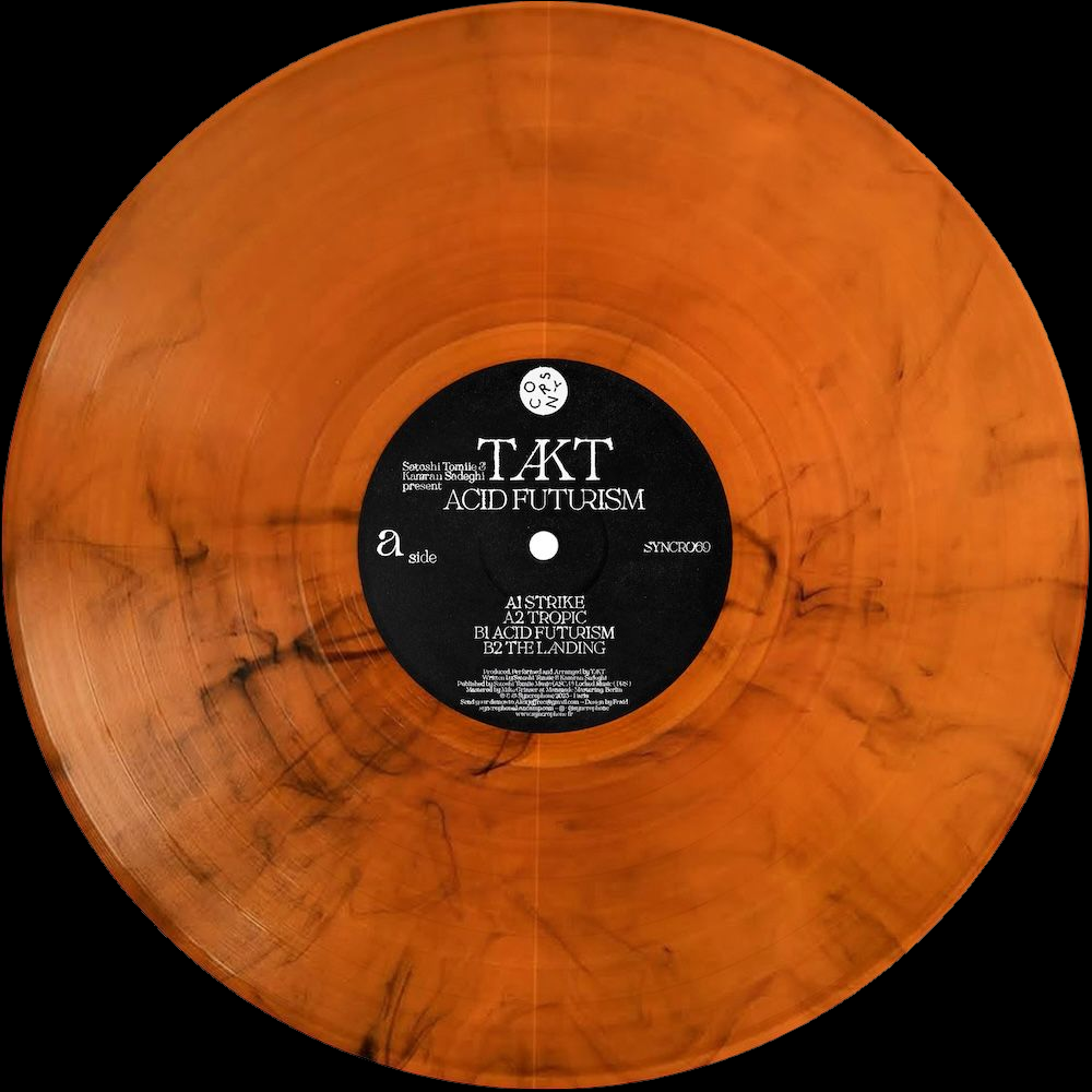 Satoshi Tomiie & Kamran Sadeghi - Satoshi Tomiie & Kamran Sadeghi present TAKT - Acid Futurism (Orange Marbled) | Syncrophone Recordings (SYNCRO69)