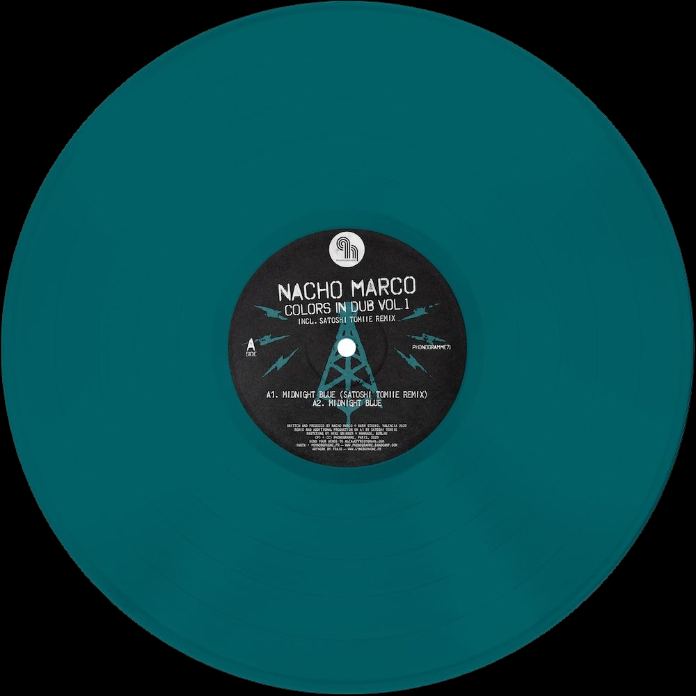 Nacho Marco  &  Satoshi Tomiie - Color In Dub Vol. 1 (incl. Satoshi Tomiie Remix) (Green Vinyl) | Phonogramme (PHONOGRAMME71)