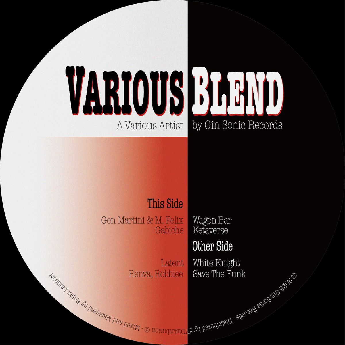 Various - Various Blend | Gin Sonic Records (GSRV001) - main Various - Various Blend | Gin Sonic Records (GSRV001) - main