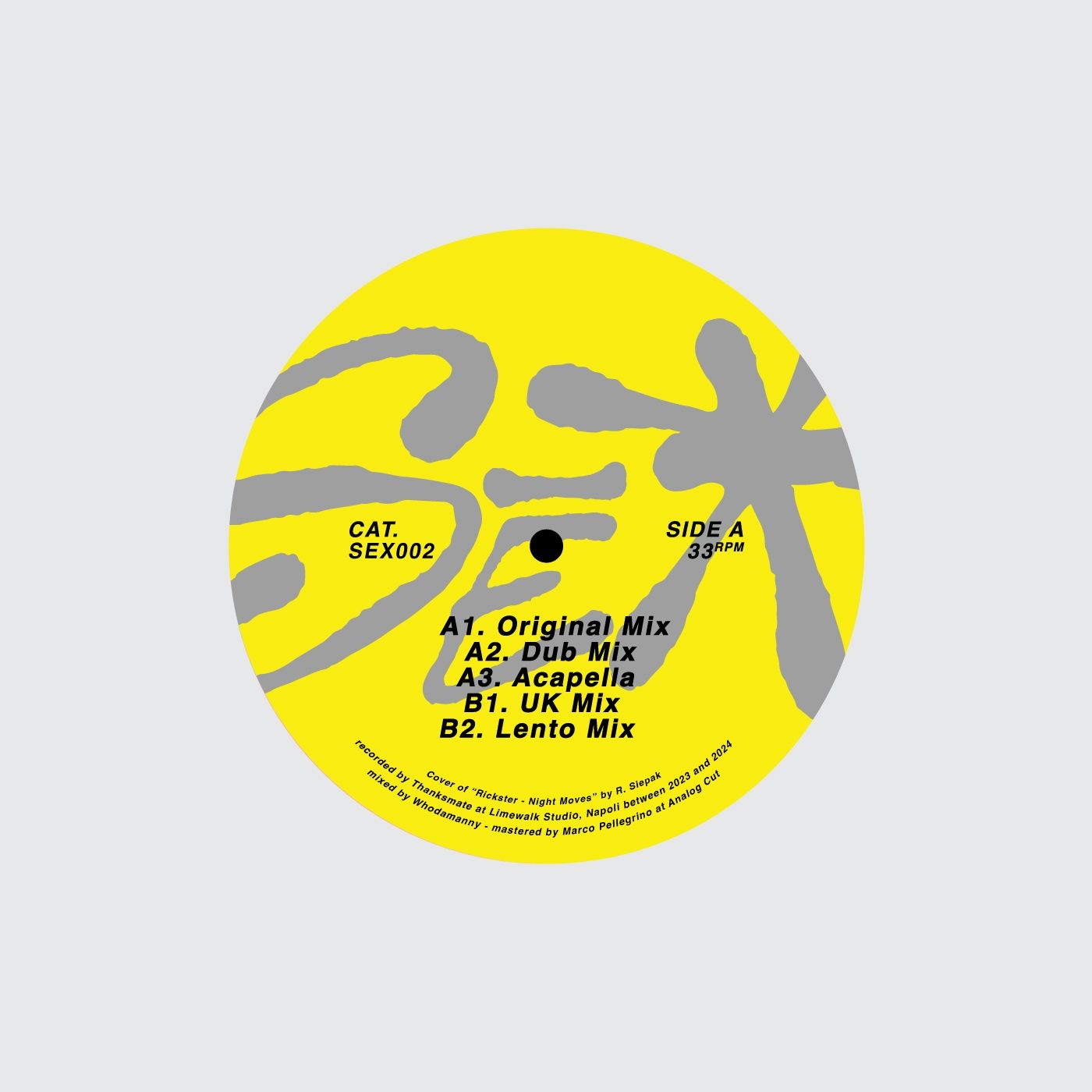 Thanksmate - Nightmoves | Soul Express Records (SEX002) - 4