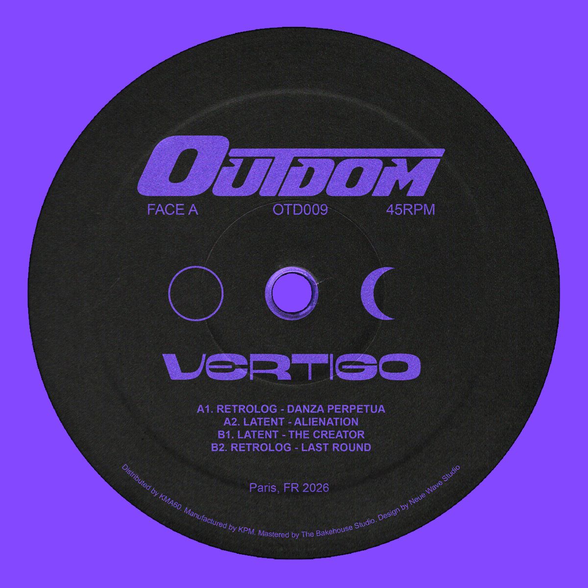 Latent , Retrolog - Vertigo EP | Outdom Records (OTD009) - 2