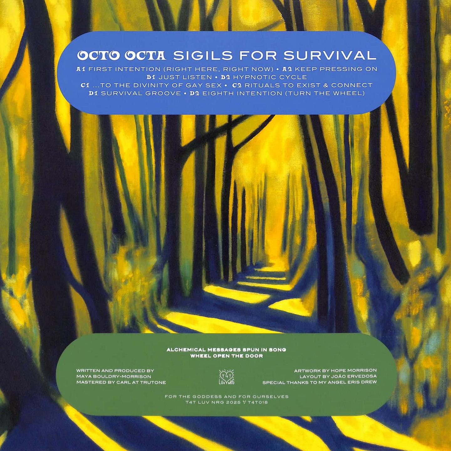 Octo Octa - Sigils For Survival (2x12") | T4T LUV NRG (T4T018) - 2