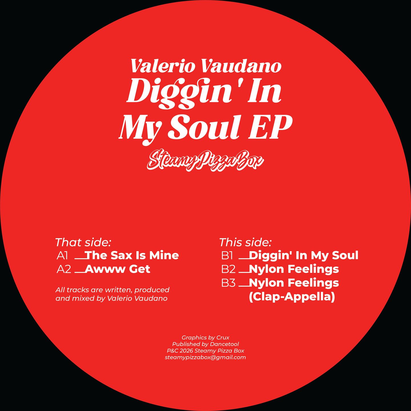 Valerio Vaudano - Diggin' In My Soul EP | Steamy Pizza Box (SPB003) - 2