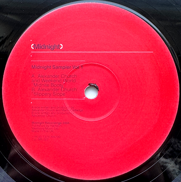 Alexander Church / Weekend World - Midnight Sampler Vol 1 | Midnight Recordings (MR007)