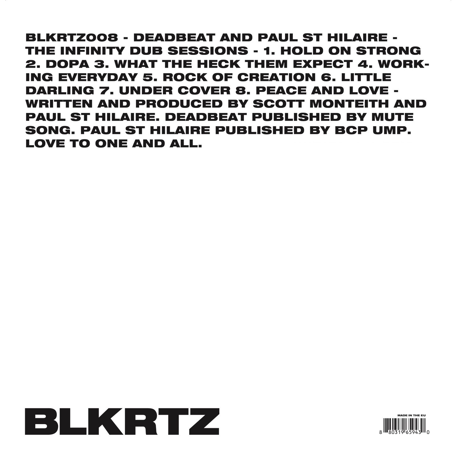 Deadbeat And Paul St. Hilaire - The Infinity Dub Sessions (2LP) (2026 Repress) | BLKRTZ (BLKRTZ008) - 2