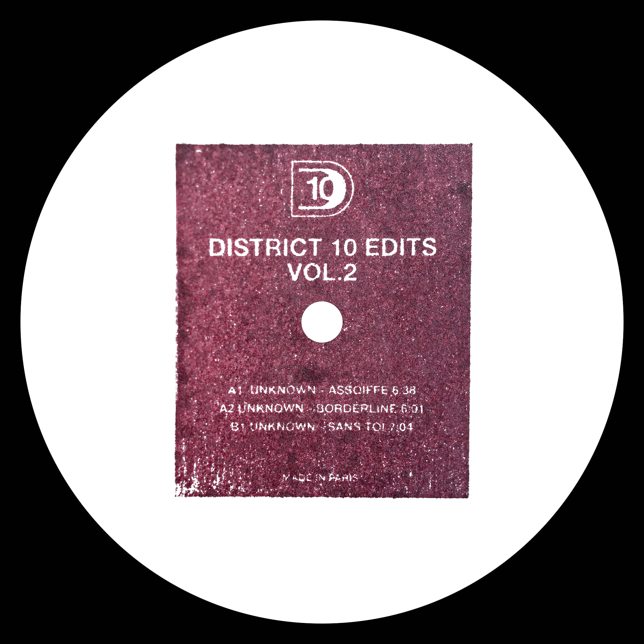 Unknown Artist - District 10 Edits Vol. 2 | District 10 (D10EDITS002)