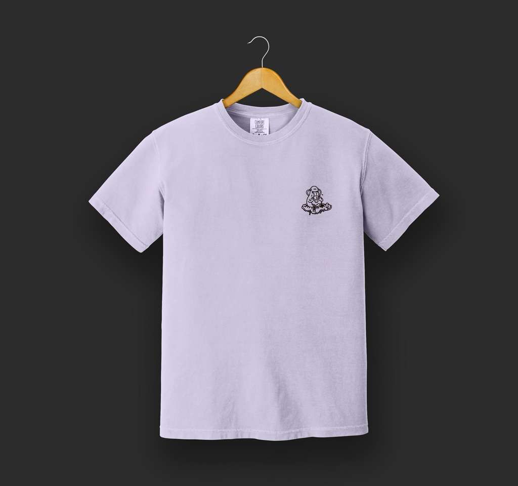 Outside In - Small Moves Orchid Tee