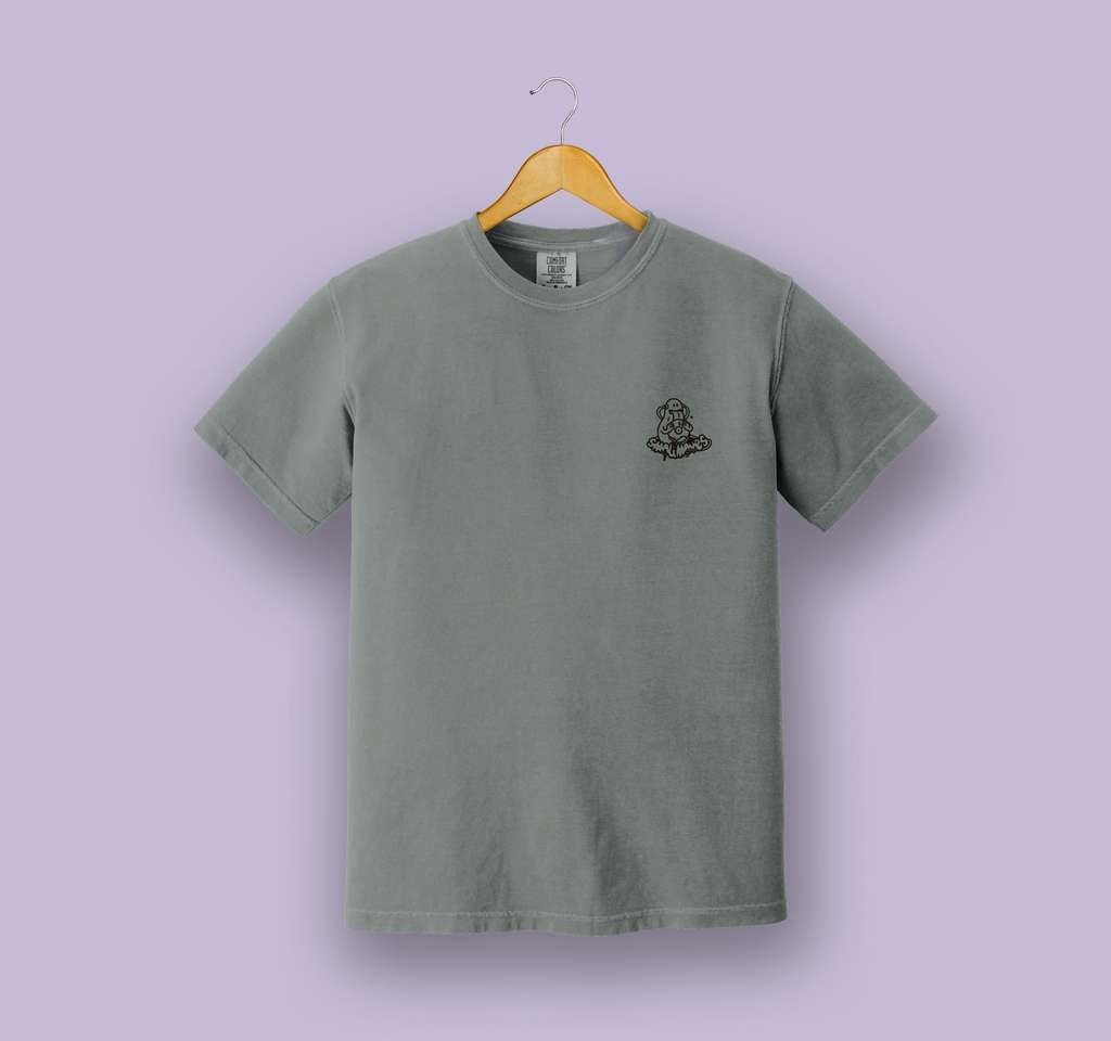 Outside In - Small Moves Grey Tee