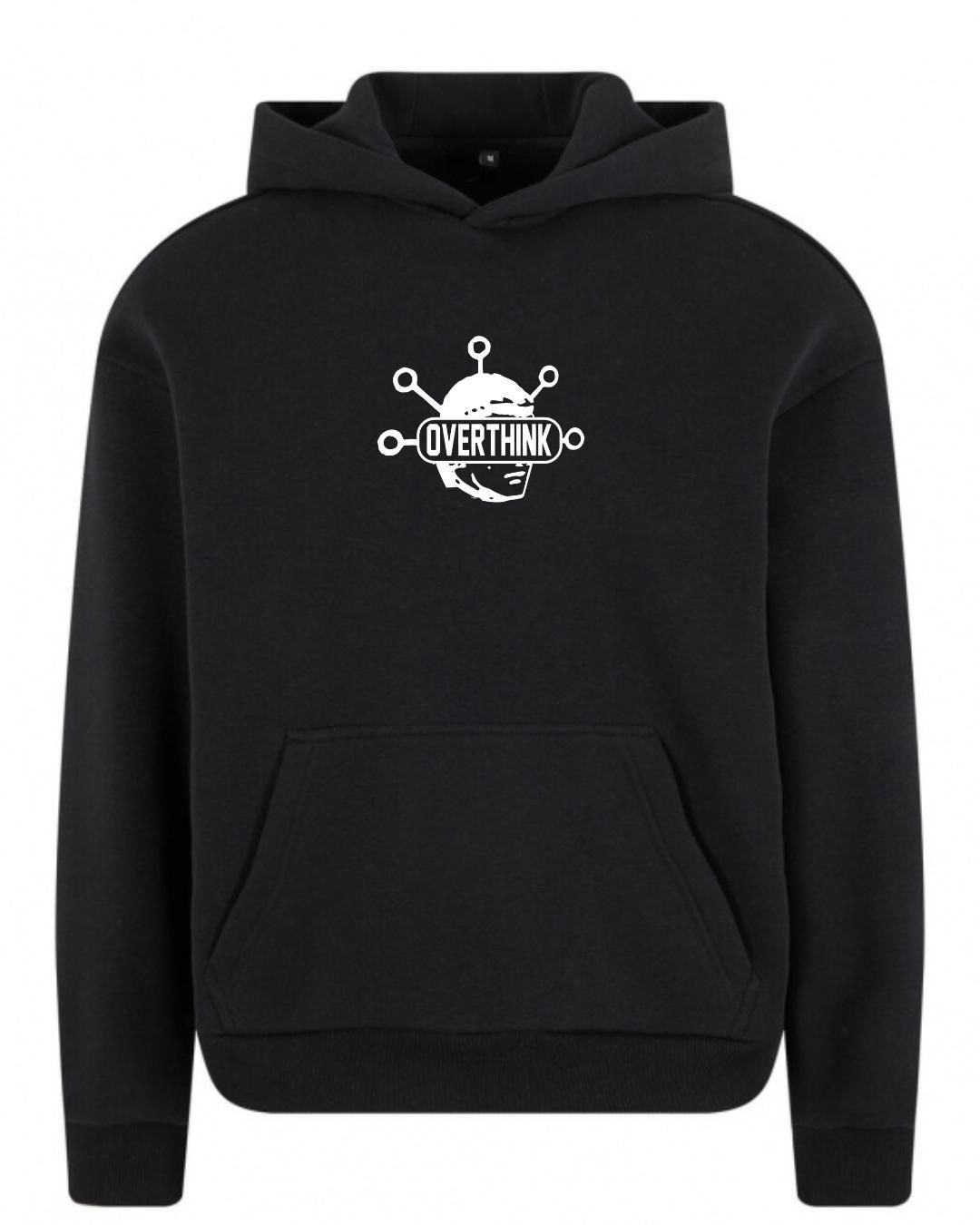 Outside In - Overthink Black Hoodie - White Logo