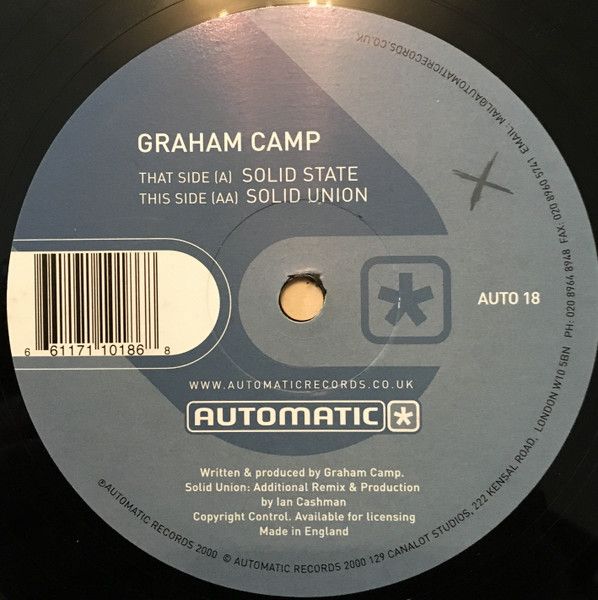 Graham Camp - Solid State | Automatic Records (AUTO 18) - main
