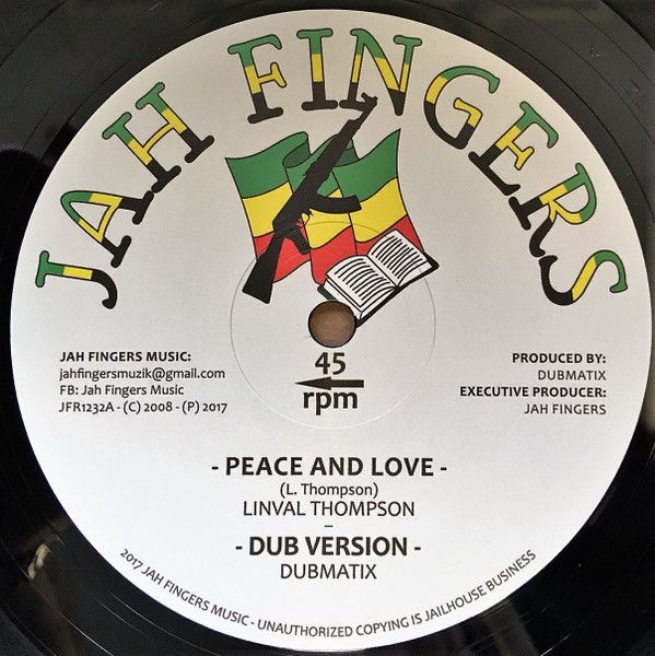 Linval Thompson , Horace Andy - Peace And Love / It's A Clash | Jah Fingers Music (JFR1232)