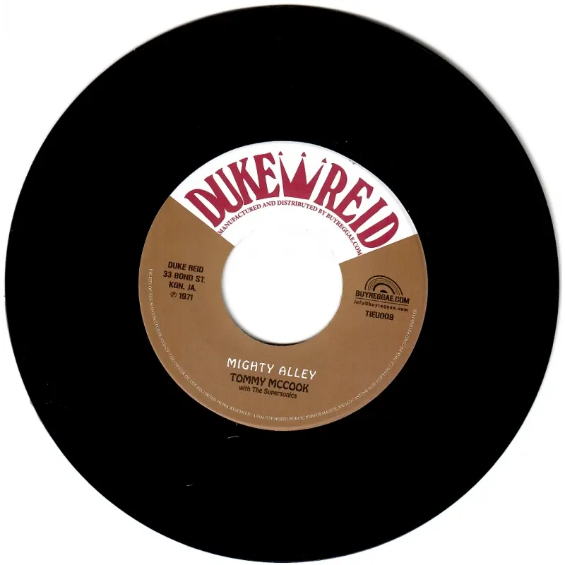 Stranger Cole  &  Tommy McCook All Stars  &  Tommy McCook With The Supersonics - Crying Every Night / Mighty Alley | Duke Reid (TIEU009) - 3