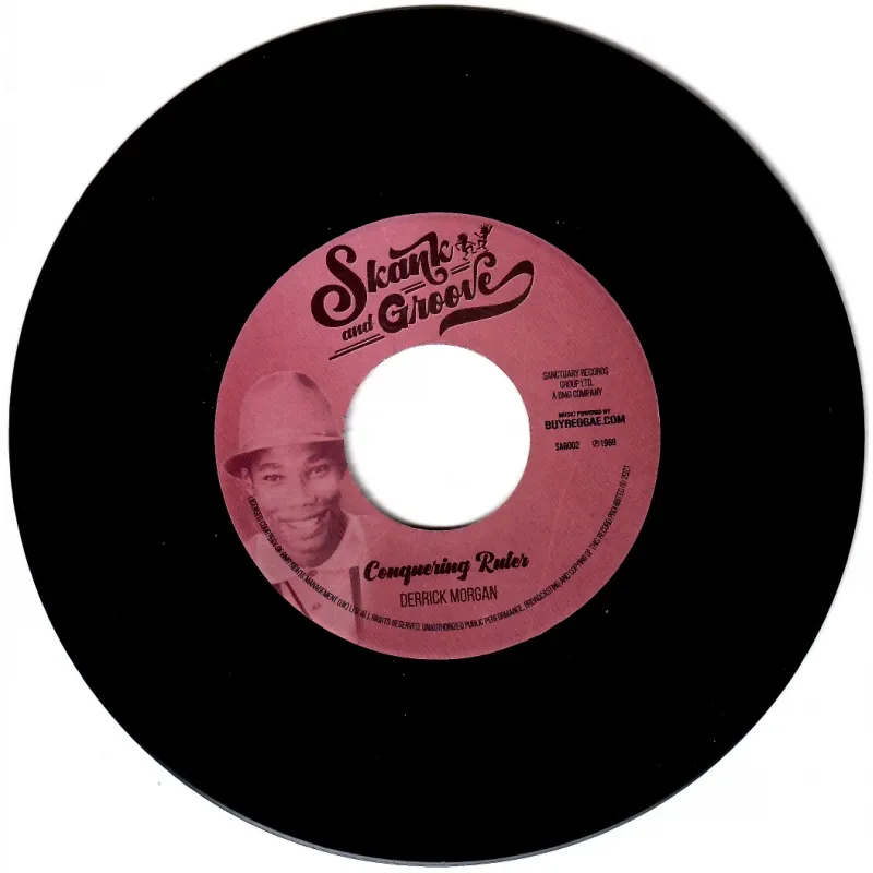 Derrick Morgan / Lloyd & Devon - Conquering Ruler / Red Bum Ball | Skank & Groove (SAG002) - 3 Derrick Morgan / Lloyd & Devon - Conquering Ruler / Red Bum Ball | Skank & Groove (SAG002) - 3