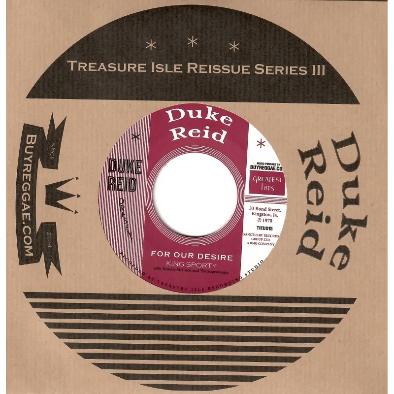 Justin Hinds And The Dominoes / King Sporty - Carry Go Bring Come / For Our Desire | Duke Records (none) - 2