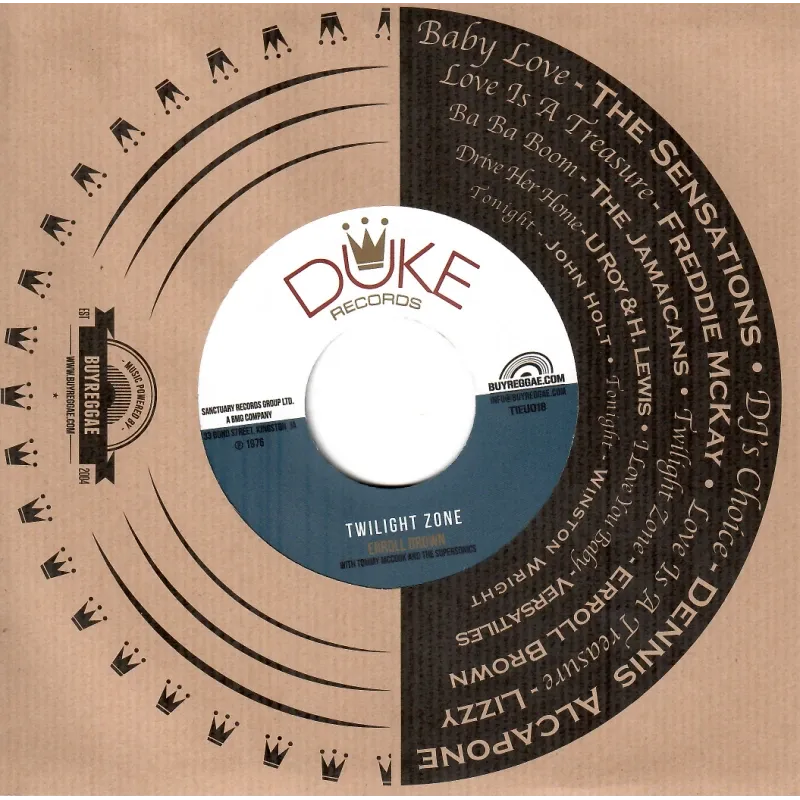 The Jamaicans With Tommy McCook & The Supersonics / Errol Brown With Tommy McCook & The Supersonics - Ba Ba Boom / Twilight Zone | Duke Records (none) - 2