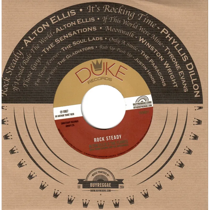 Alton Ellis / Phyllis Dillon - Rock Steady / It's Rocking Time | Duke Records (TIEU-021)