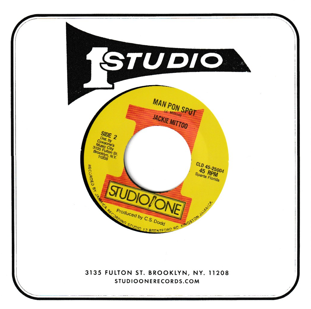 Bop & The Beltones / Jackie Mittoo - Not For A Moment / Man Pon Spot | Studio One (CLD45-25004) - 2
