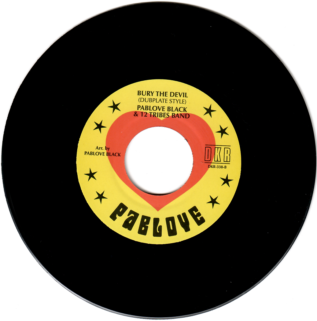 Pablove Black & 12 Tribes Band - Kill The Devil (Dubplate Style) / Bury The Devil (Dubplate Style) | Pablove (DKR-338) - 2