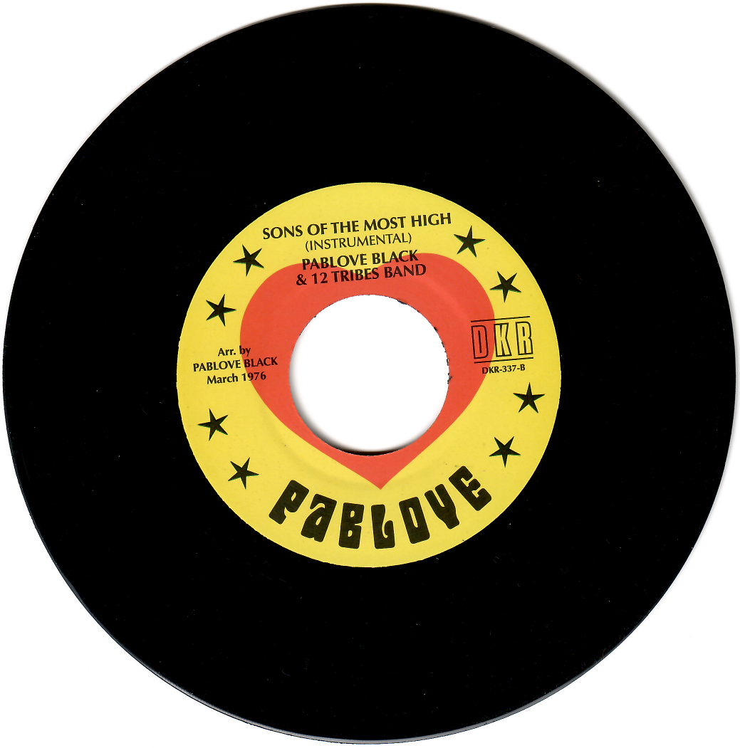 Pablove Black & 12 Tribes Band - Africa Waiting (Instrumental) / Sons Of The Most High (Instrumental) | Pablove (DKR-337) - 2