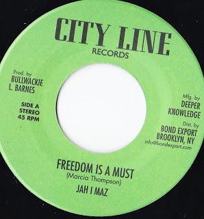 Jah I Maz / Baba Leslie - Freedom Is A Must / Freedom Dub | City Line Records (DKR-127)