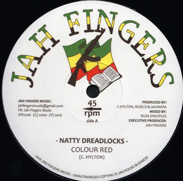 Colour Red - Natty Dreadlocks / I Am On A Mission | Jah Fingers Music (JFR1206) - main