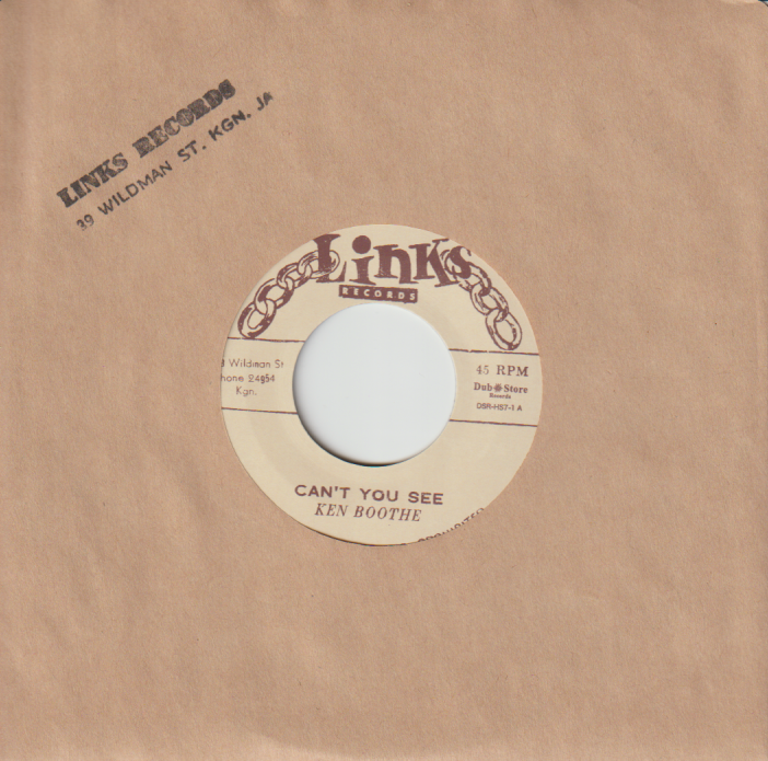 Ken Boothe - Can't You See / I Remember Someone | Links Records (DSR-HS7-1) - main