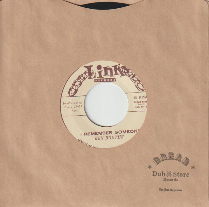 Ken Boothe - Can't You See / I Remember Someone | Links Records (DSR-HS7-1) - 2
