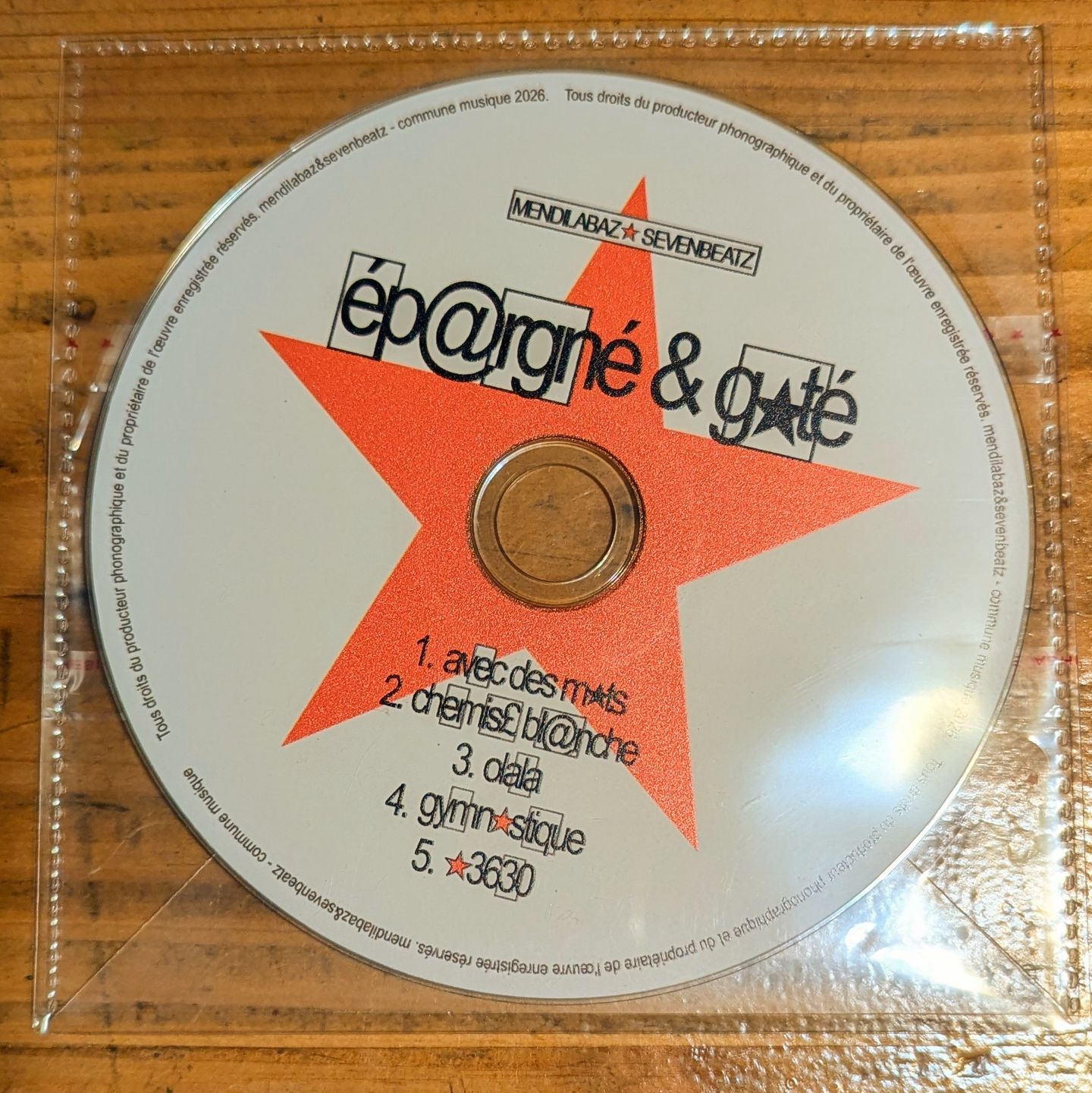 Mendilabaz  &  Sevenbeatz - épargné & gaté |  () - main