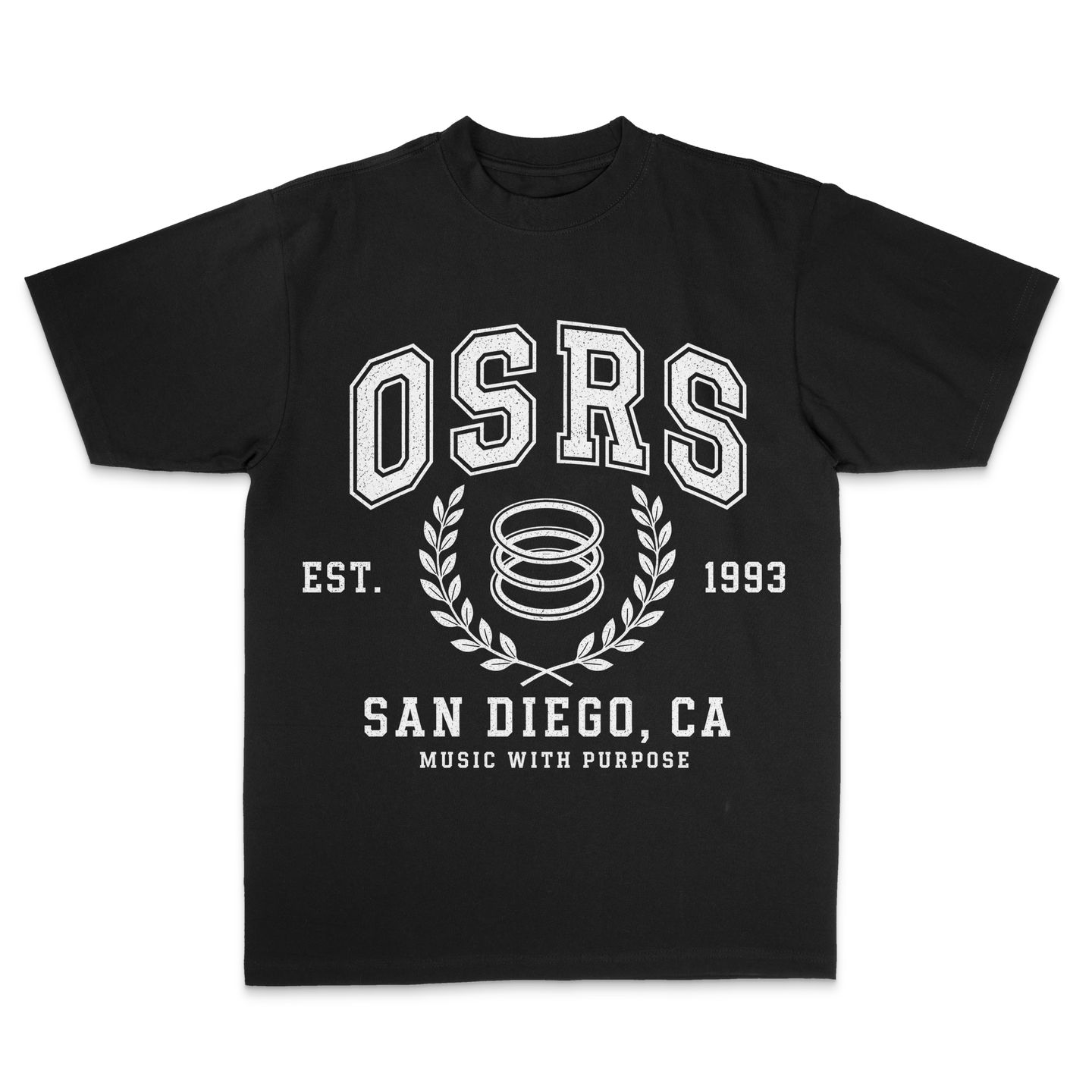 Open Source Record Shop - Varsity T - main