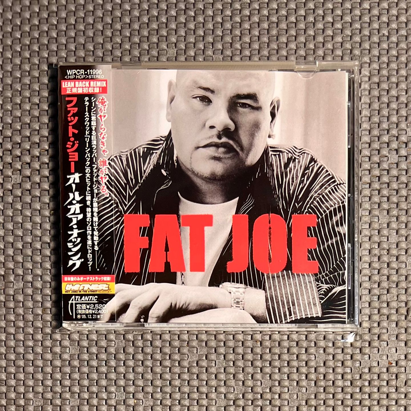 Fat Joe - All Or Nothing [CD - 1st Japan Press - 2005 - Atlantic WPCR-11996 - NM/NM] Gangsta Rap | Atlantic (WPCR-11996) - main