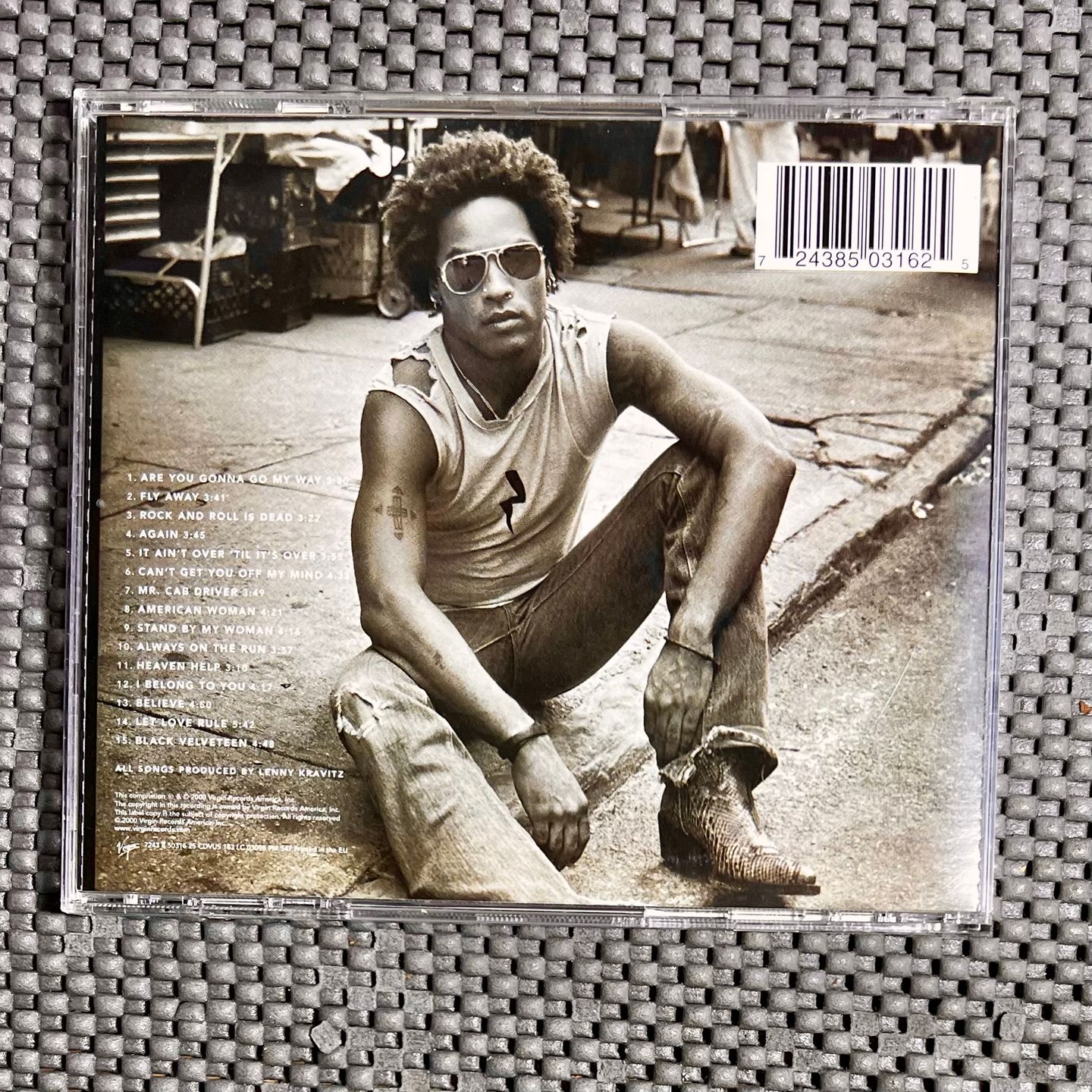 Lenny Kravitz - Greatest Hits [CD - 1st EU Ed. 2000 - Virgin CDVUS 183 - Mint with card] Rock | Virgin (CDVUS 183) - 2